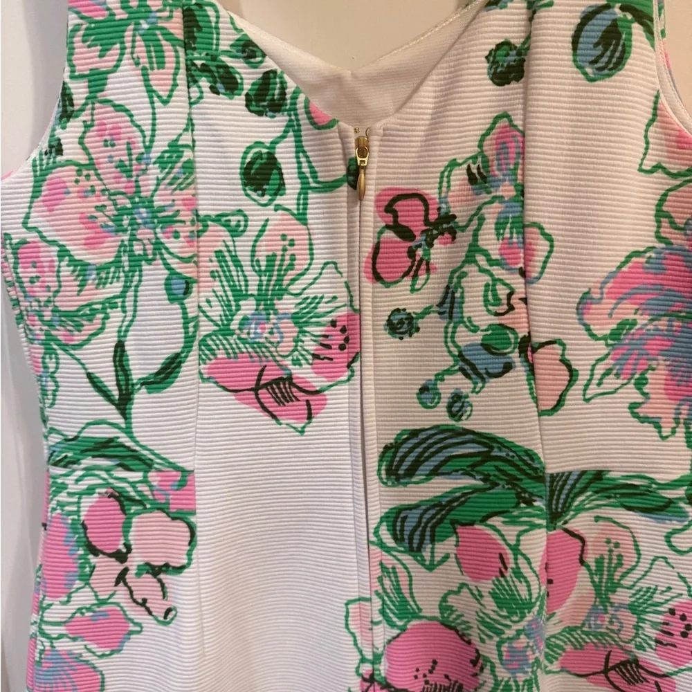 Lilly Pulitzer Del Ray Stretch Shift Dress in Orchids on the Avenue Size S NWOT